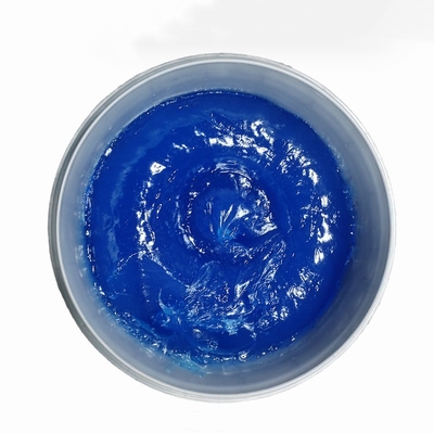 Funktion Steigerung der Schmierkraft Lagergetriebe mit transparenten blauen Fettrad