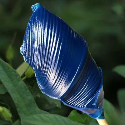 Funktion Steigerung der Schmierkraft Lagergetriebe mit transparenten blauen Fettrad