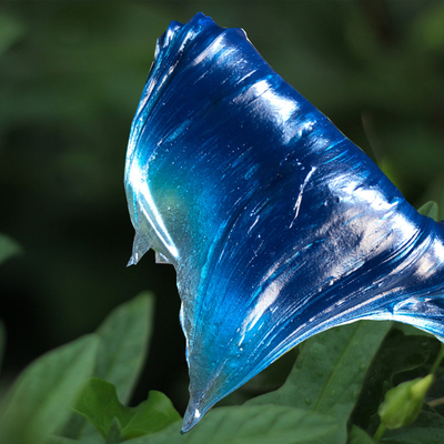 Funktion Steigerung der Schmierkraft Lagergetriebe mit transparenten blauen Fettrad